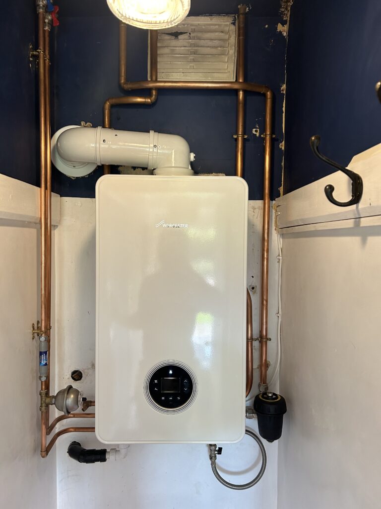 boiler installation pipework 
